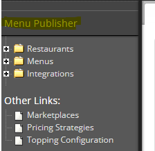 How To Publish a Menu – Onosys