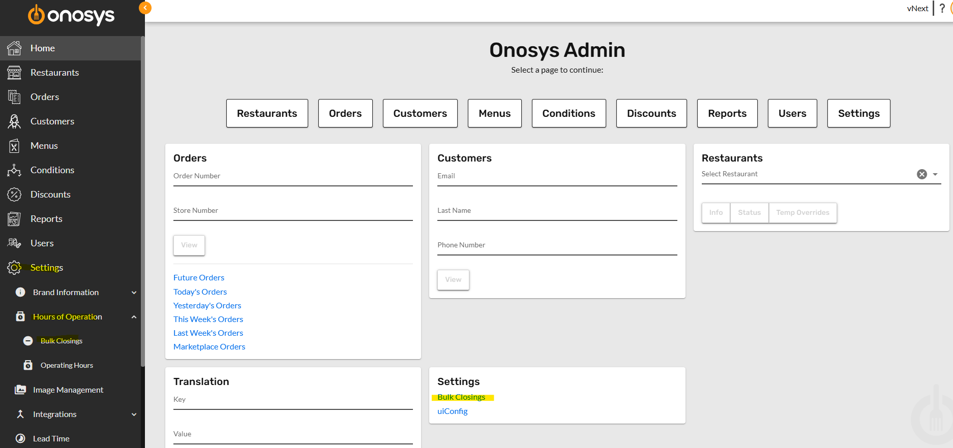 Bulk Closing – Onosys